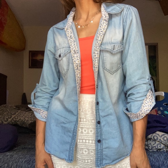 White Floral Lace Bubble Skirt Skort - Picture 7 of 8